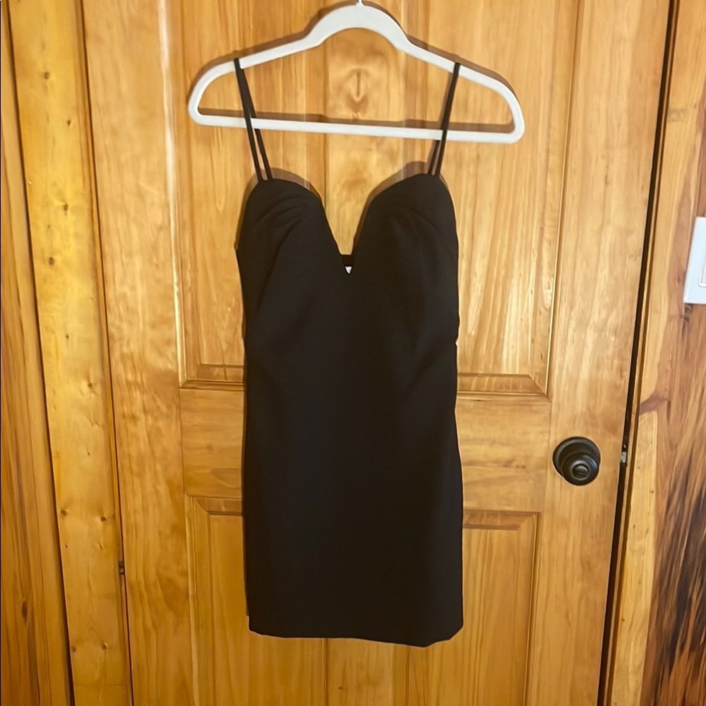 ASTR The Label RUCHED BUST MINI DRESS EUC Sz S Smocked Back - Picture 2 of 10